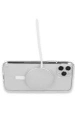 Uray store Apple iPhone 15 Pro Max Kılıf Pc Real Magsafe Kapak - Şeffaf - Görsel 3