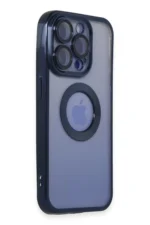 Uray store Apple iPhone 15 Pro Max Kılıf Slot Silikon - Lacivert - Görsel 2
