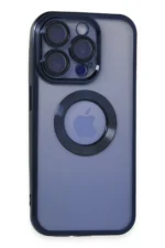 Uray store Apple iPhone 15 Pro Max Kılıf Slot Silikon - Lacivert