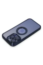 Uray store Apple iPhone 15 Pro Max Kılıf Slot Silikon - Lacivert - Görsel 3