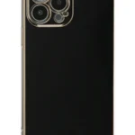 Uray store Apple iPhone 15 Pro Max Kılıf Volet Silikon - Siyah