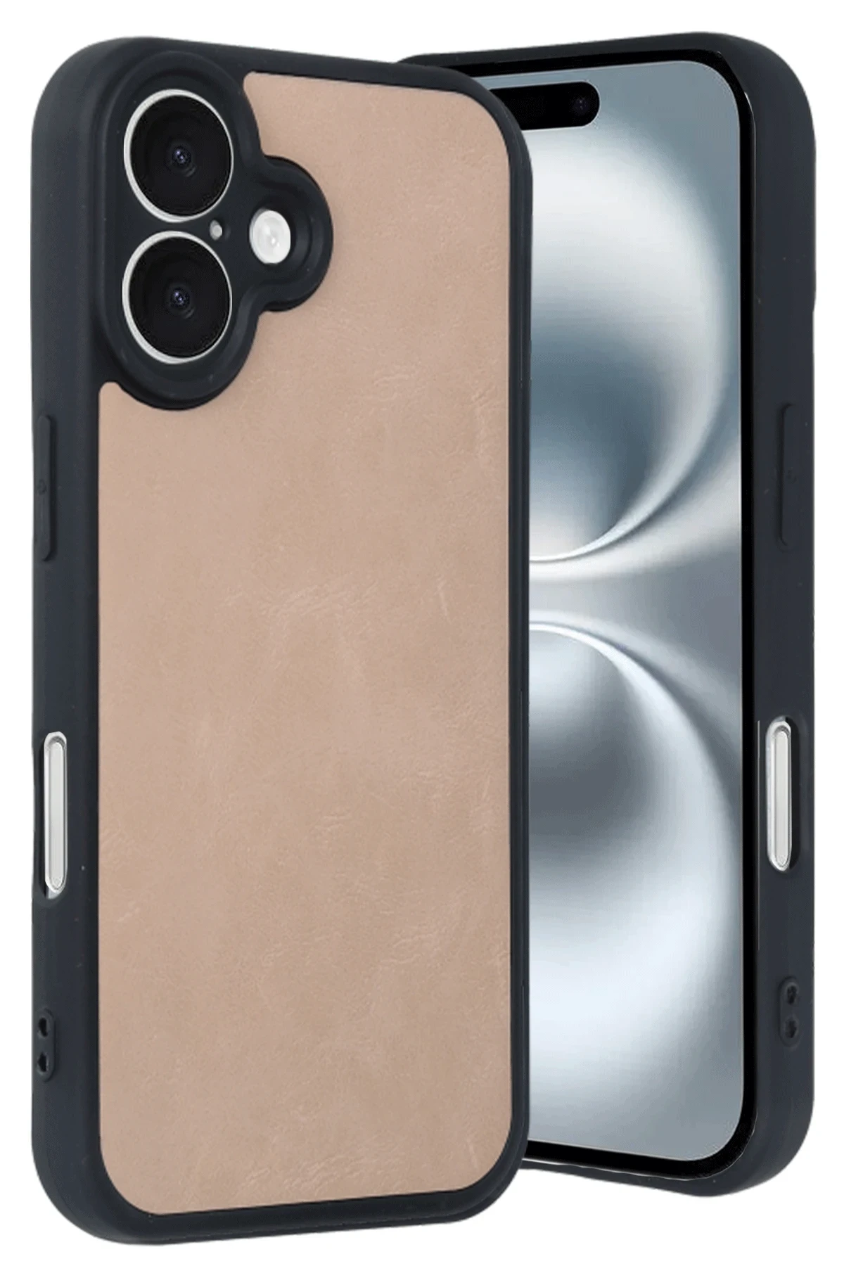 newface-iphone-16-kilif-aras-deri-kapak-pudra-default Uray store Apple iPhone 16 Kılıf Aras Deri Kapak - Pudra - Görsel 1