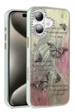 Uray store Apple iPhone 16 Kılıf Blade Aynalı Desenli Kapak - Desen 6