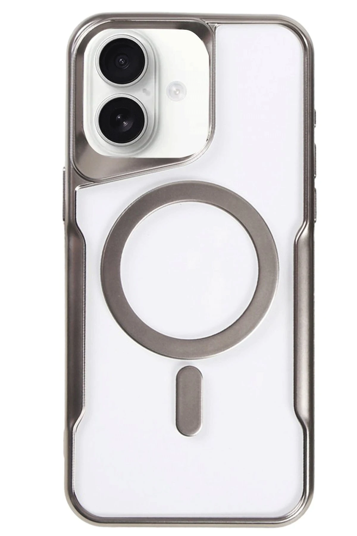 newface-iphone-16-kilif-boyi-magsafe-silikon-kapak-titan-gri-default Uray store Apple iPhone 16 Kılıf Boyi Magsafe Silikon Kapak - Titan Gri - Görsel 1