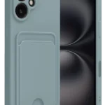 Uray store Apple iPhone 16 Kılıf Kelvin Kartvizitli Silikon - Açık Yeşil