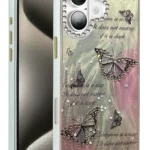 Uray store Apple iPhone 16 Plus Kılıf Blade Aynalı Desenli Kapak - Desen 6