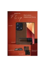 Uray store Apple iPhone 16 Plus Kılıf Flip Cover - Koyu Yeşil - Görsel 3