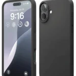 Uray store Apple iPhone 16 Plus Kılıf Nano içi Kadife Silikon - Siyah