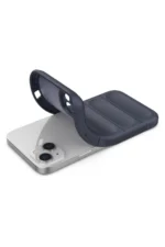 Uray store Apple iPhone 16 Plus Kılıf Optimum Silikon - Lacivert - Görsel 2