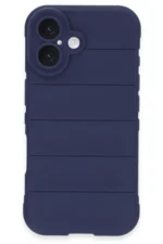 Uray store Apple iPhone 16 Plus Kılıf Optimum Silikon - Lacivert