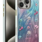 Uray store Apple iPhone 16 Pro Kılıf Blade Aynalı Desenli Kapak - Desen 4
