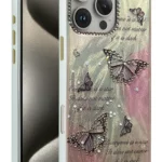 Uray store Apple iPhone 16 Pro Kılıf Blade Aynalı Desenli Kapak - Desen 6