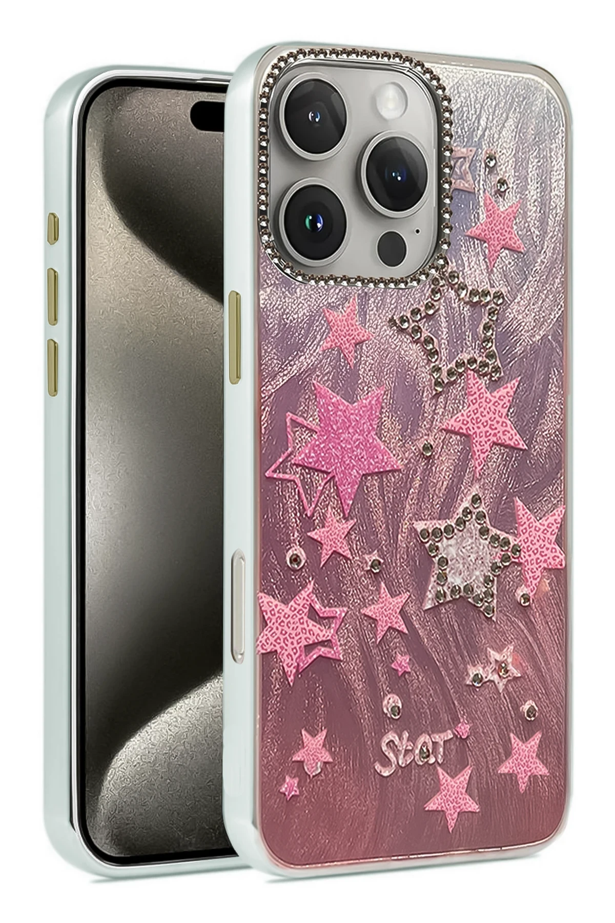 newface-iphone-16-pro-kilif-blade-aynali-desenli-kapak-desen-7-default Uray store Apple iPhone 16 Pro Kılıf Blade Aynalı Desenli Kapak - Desen 7 - Görsel 1