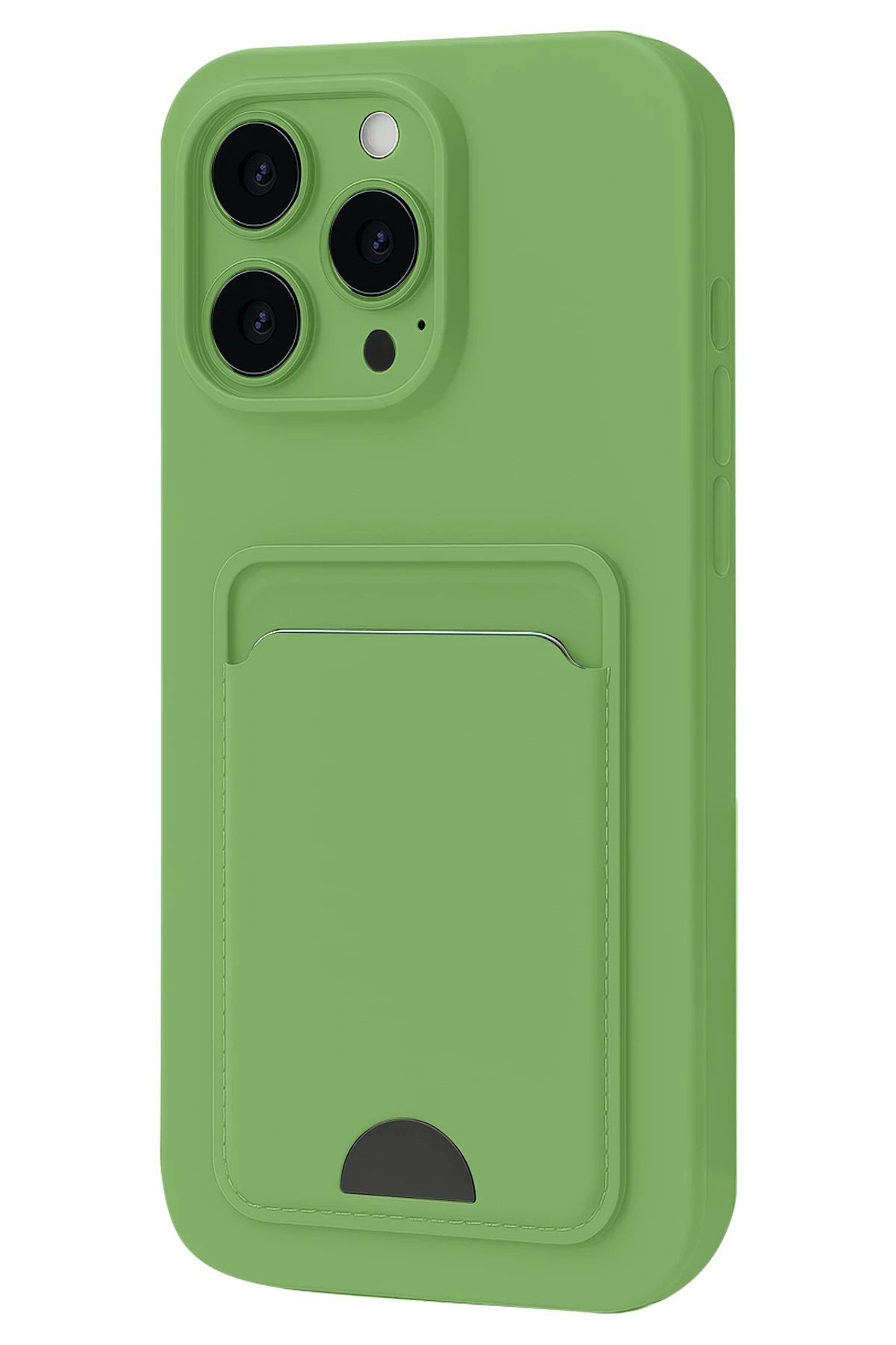 newface-iphone-16-pro-kilif-kelvin-kartvizitli-silikon-acik-yesil-default Uray store Apple iPhone 16 Pro Kılıf Kelvin Kartvizitli Silikon - Açık Yeşil - Görsel 1