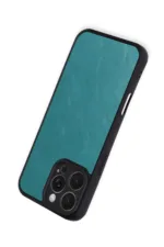 Uray store Apple iPhone 16 Pro Max Kılıf Aras Deri Kapak - Açık Yeşil - Görsel 3