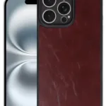 Uray store Apple iPhone 16 Pro Max Kılıf Aras Deri Kapak - Bordo