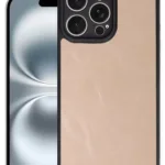 Uray store Apple iPhone 16 Pro Max Kılıf Aras Deri Kapak - Pudra