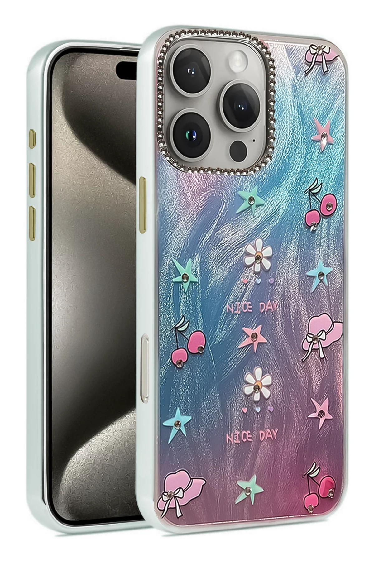 newface-iphone-16-pro-max-kilif-blade-aynali-desenli-kapak-desen-4-default Uray store Apple iPhone 16 Pro Max Kılıf Blade Aynalı Desenli Kapak - Desen 4 - Görsel 1