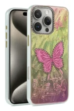 Uray store Apple iPhone 16 Pro Max Kılıf Blade Aynalı Desenli Kapak - Desen 5