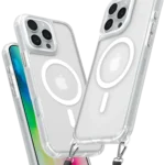 Uray store Apple iPhone 16 Pro Max Kılıf Enka Magsafe Silikon Kılıf - Şeffaf