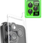 Uray store Apple iPhone 16 Pro Max Raze Metal Kamera Lens - Siyah