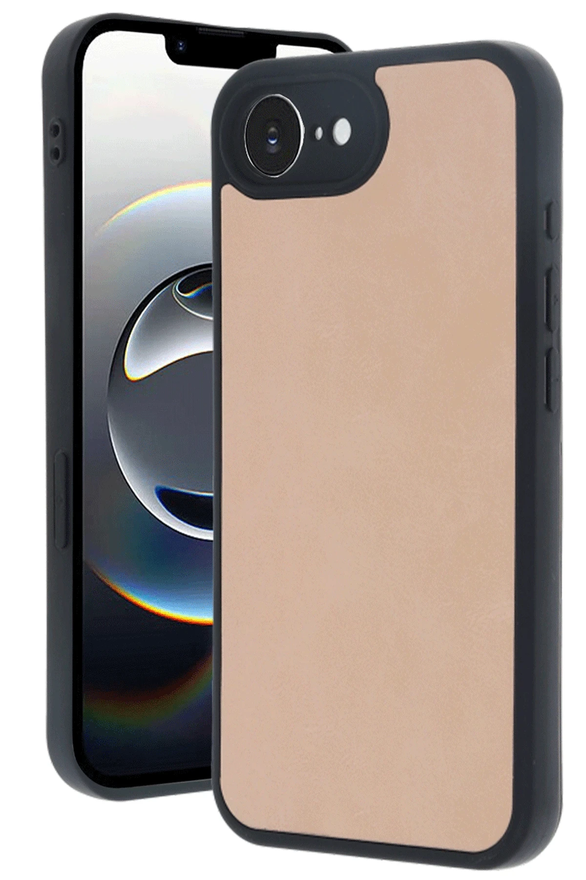 newface-iphone-16e-kilif-aras-deri-kapak-pudra-default Uray store Apple iPhone 16E Kılıf Aras Deri Kapak - Pudra - Görsel 1
