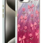 Uray store Apple iPhone 16E Kılıf Blade Aynalı Desenli Kapak - Desen 3
