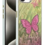 Uray store Apple iPhone 16E Kılıf Blade Aynalı Desenli Kapak - Desen 5