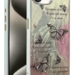 Uray store Apple iPhone 16E Kılıf Blade Aynalı Desenli Kapak - Desen 6