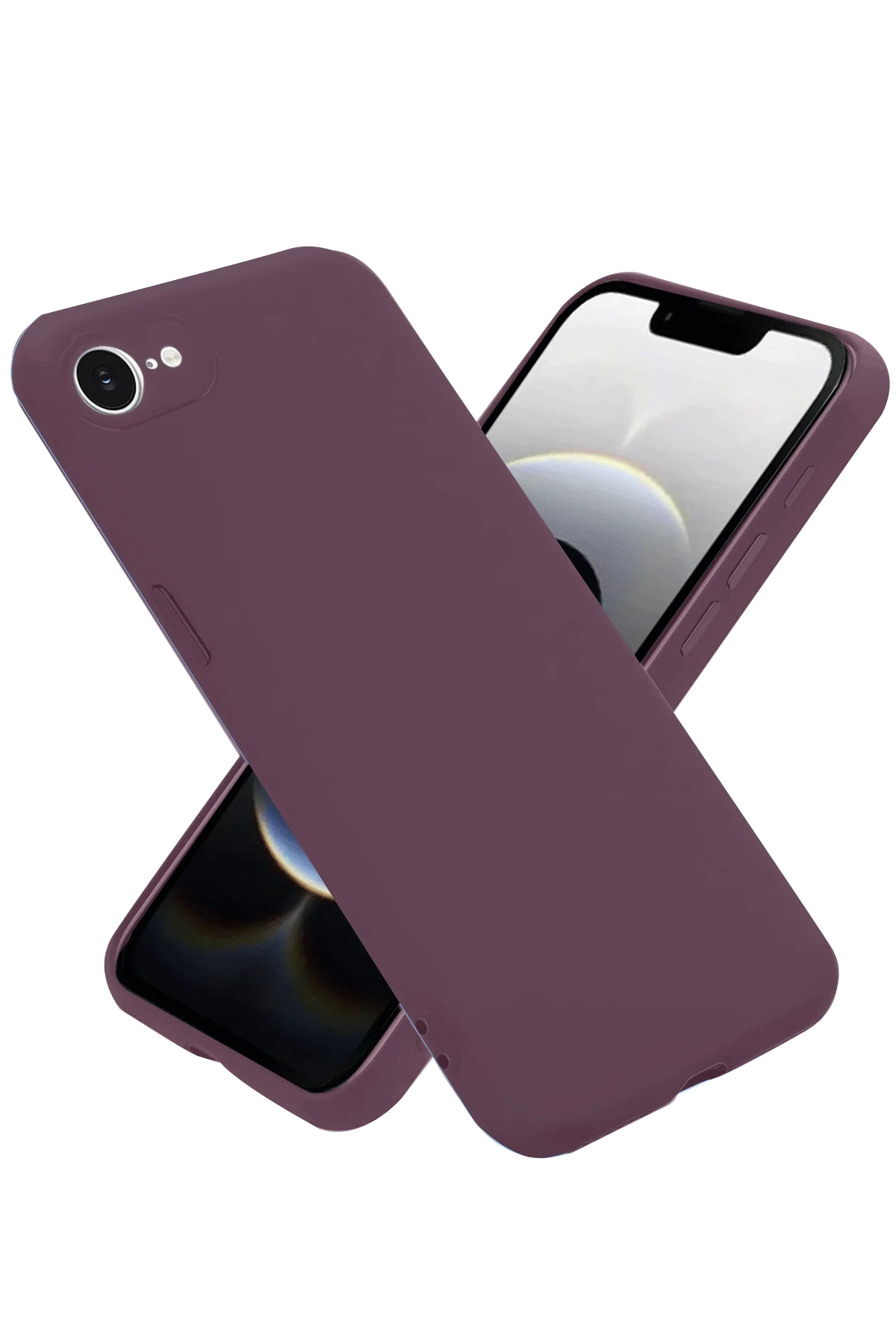 newface-iphone-16e-kilif-first-silikon-murdum-default Uray store Apple iPhone 16E Kılıf First Silikon - Mürdüm - Görsel 1