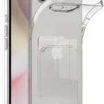 Uray store Apple iPhone 16E Kılıf Kart Şeffaf Silikon - Şeffaf