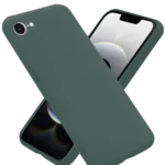 Uray store Apple iPhone 16E Kılıf Nano içi Kadife Silikon - Koyu Yeşil