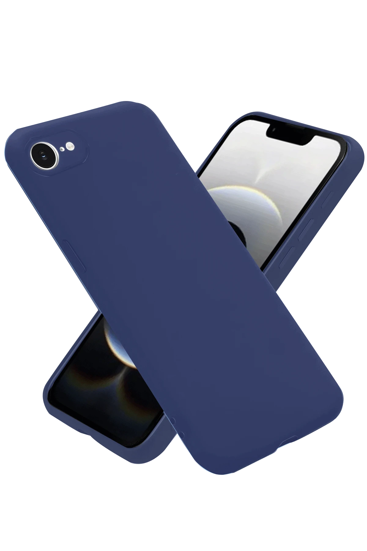 newface-iphone-16e-kilif-nano-ici-kadife-silikon-lacivert-default Uray store Apple iPhone 16E Kılıf Nano içi Kadife Silikon - Lacivert - Görsel 1