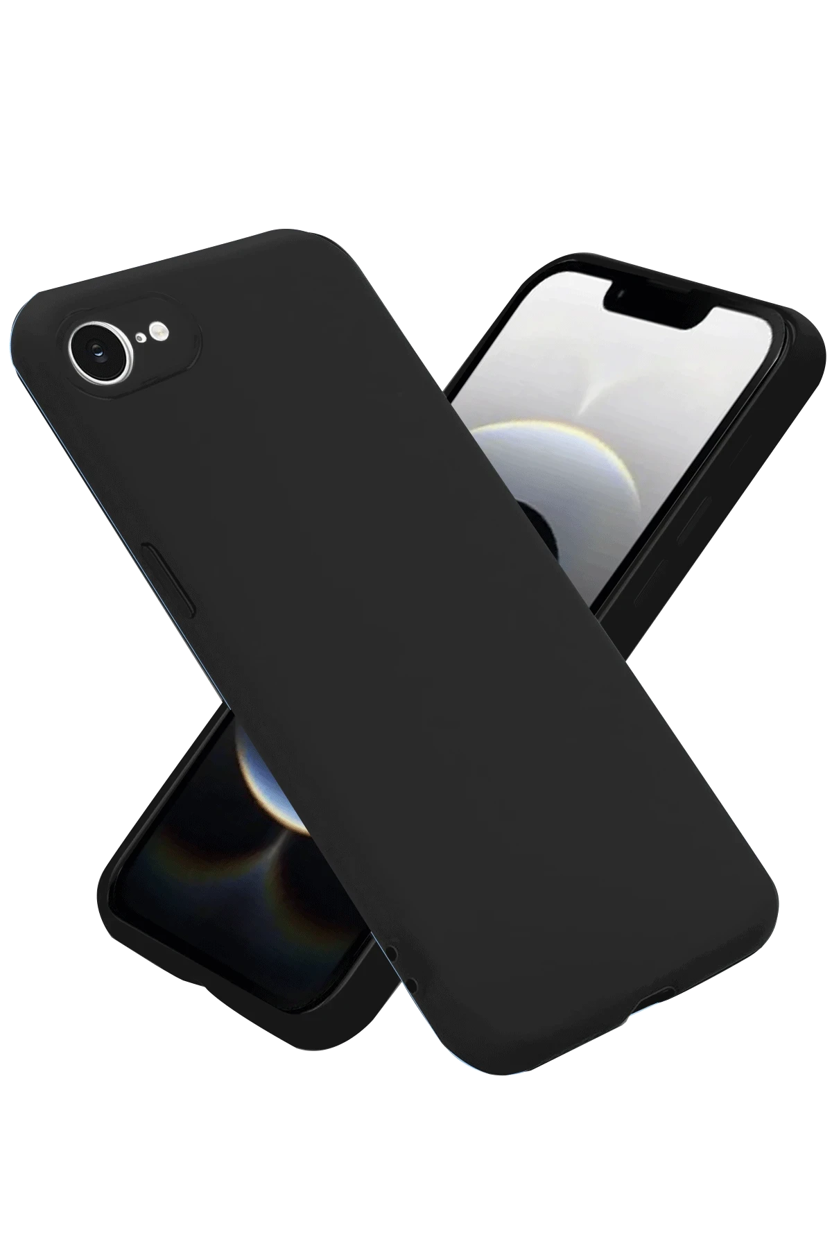 newface-iphone-16e-kilif-nano-ici-kadife-silikon-siyah-default Uray store Apple iPhone 16E Kılıf Nano içi Kadife Silikon - Siyah - Görsel 1