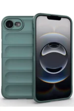 Uray store Apple iPhone 16E Kılıf Optimum Silikon - Koyu Yeşil