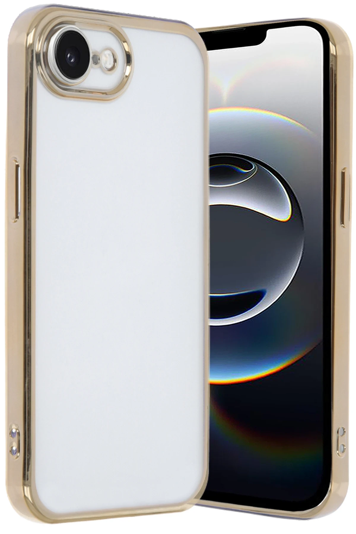 newface-iphone-16e-kilif-razer-lensli-silikon-gold-default Uray store Apple iPhone 16E Kılıf Razer Lensli Silikon - Gold - Görsel 1