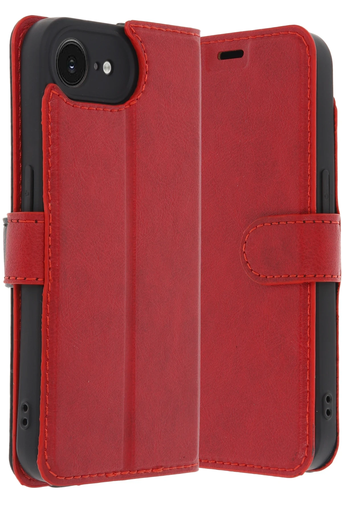 newface-iphone-16e-kilif-trend-s-plus-kapakli-kilif-kirmizi-default Uray store Apple iPhone 16E Kılıf Trend S Plus Kapaklı Kılıf - Kırmızı - Görsel 1