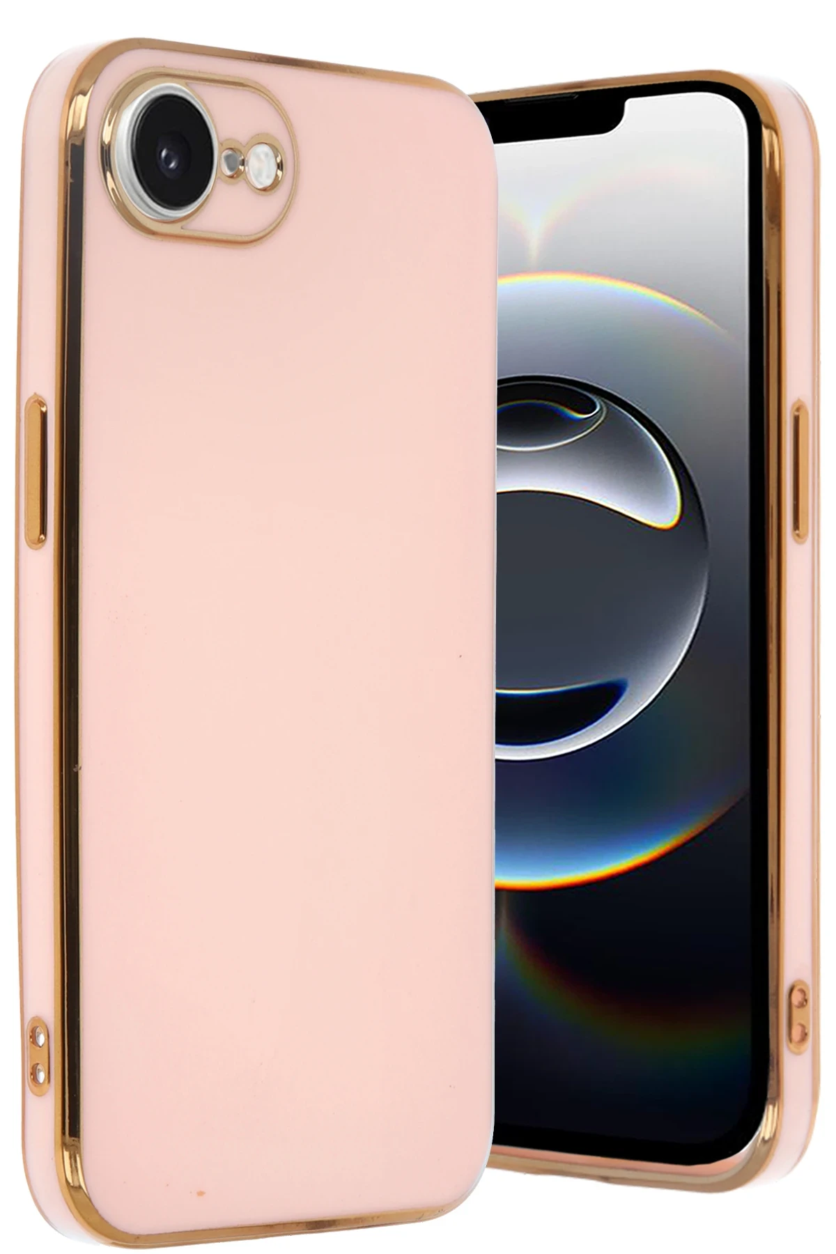 newface-iphone-16e-kilif-volet-silikon-pembe-default Uray store Apple iPhone 16E Kılıf Volet Silikon - Pembe - Görsel 1