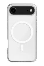 Uray store Apple iPhone 17 Air Kılıf Magneticsafe Şeffaf Silikon - Şeffaf