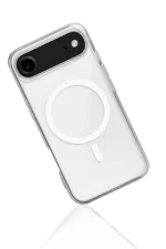 Uray store Apple iPhone 17 Air Kılıf Magneticsafe Şeffaf Silikon - Şeffaf - Görsel 3