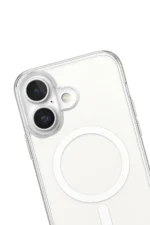 Uray store Apple iPhone 17 Kılıf Magneticsafe Şeffaf Silikon - Şeffaf - Görsel 2