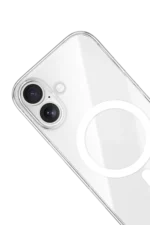 Uray store Apple iPhone 17 Kılıf Pc Real Magsafe Kapak - Şeffaf - Görsel 2
