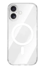 Uray store Apple iPhone 17 Kılıf Pc Real Magsafe Kapak - Şeffaf