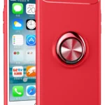 Uray store Apple iPhone 7 Kılıf Range Yüzüklü Silikon - Kırmızı