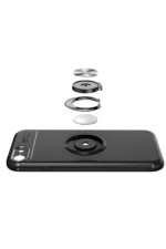 Uray store Apple iPhone 7 Kılıf Range Yüzüklü Silikon - Kırmızı - Görsel 3