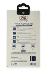 Uray store Apple iPhone 7 Plus Bilvis 3D Anti Peeping Hayalet Cam Ekran Koruyucu - Beyaz - Görsel 3