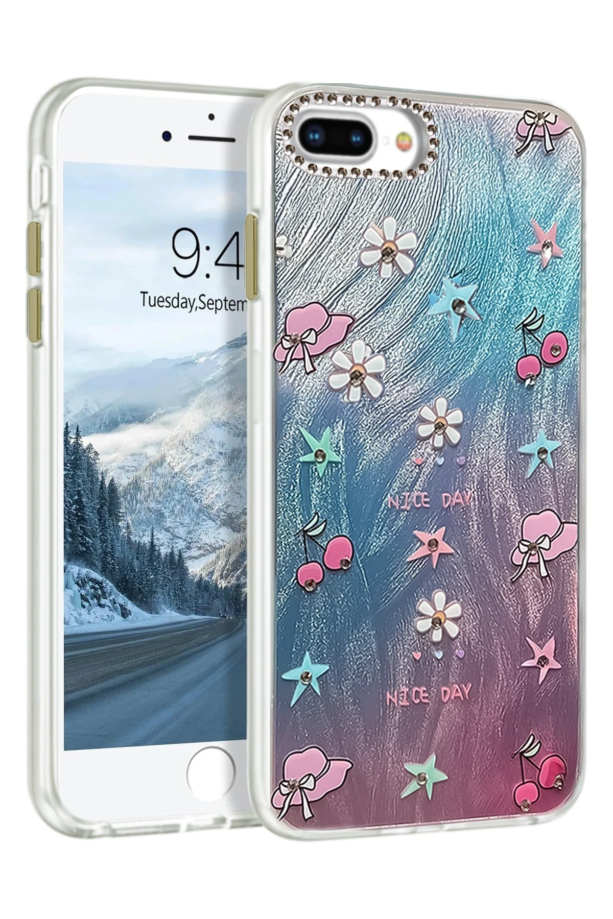 newface-iphone-7-plus-kilif-blade-aynali-desenli-kapak-desen-4-default Uray store Apple iPhone 7 Plus Kılıf Blade Aynalı Desenli Kapak - Desen 4 - Görsel 1
