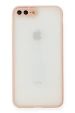 Uray store Apple iPhone 7 Plus Kılıf Montreal Silikon Kapak - Pembe