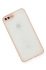Uray store Apple iPhone 7 Plus Kılıf Montreal Silikon Kapak - Pembe - Görsel 3