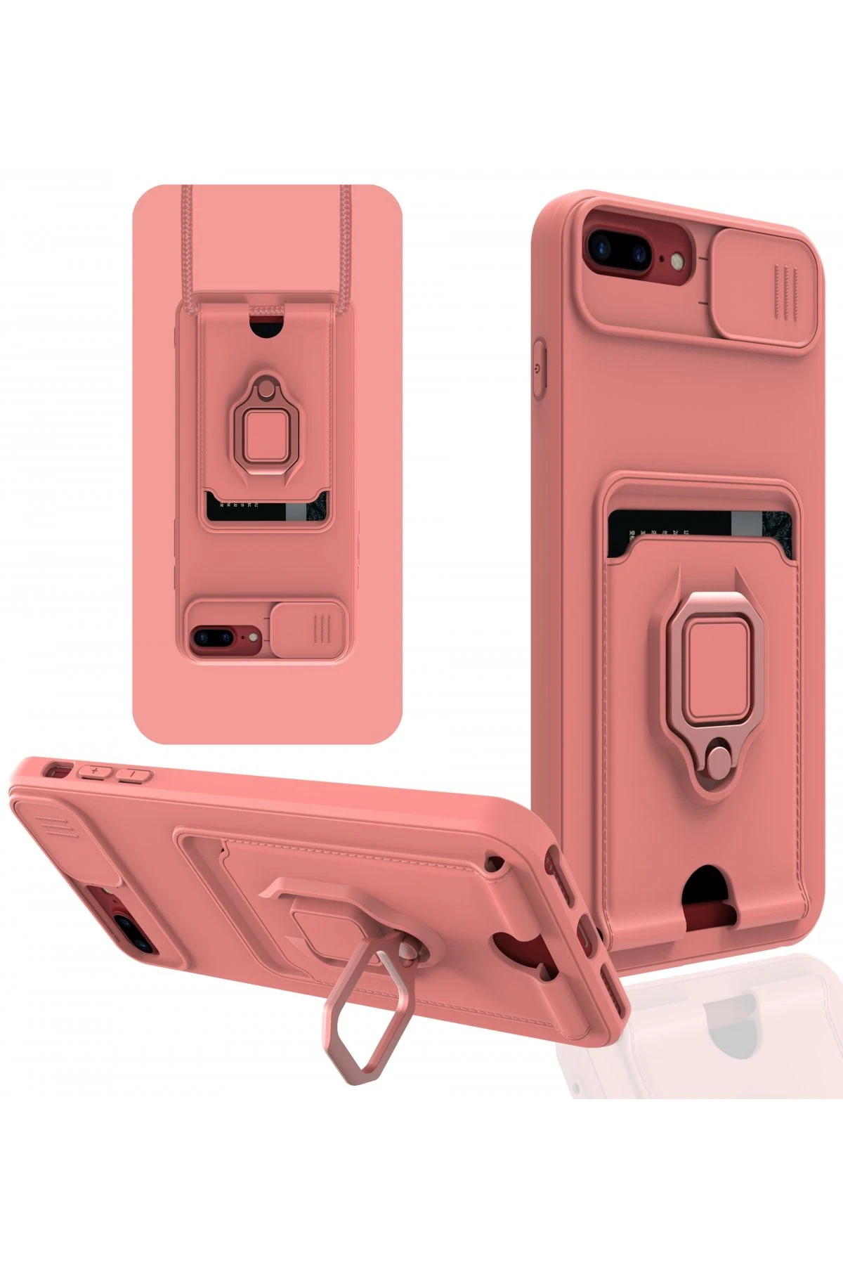 newface-iphone-7-plus-kilif-zuma-kartvizitli-yuzuklu-silikon-pembe-default Uray store Apple iPhone 7 Plus Kılıf Zuma Kartvizitli Yüzüklü Silikon - Pembe - Görsel 1